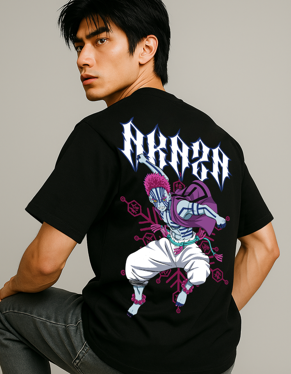 Akaza Black Oversized T-shirt