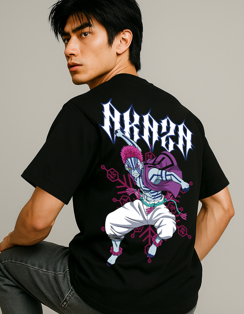 Akaza Black Oversized T-shirt