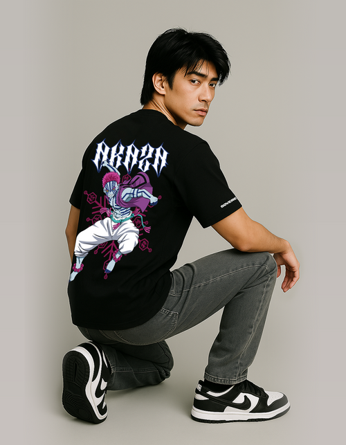Akaza Black Oversized T-shirt