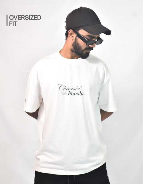 Chevrolet Impala White Oversized T-shirt