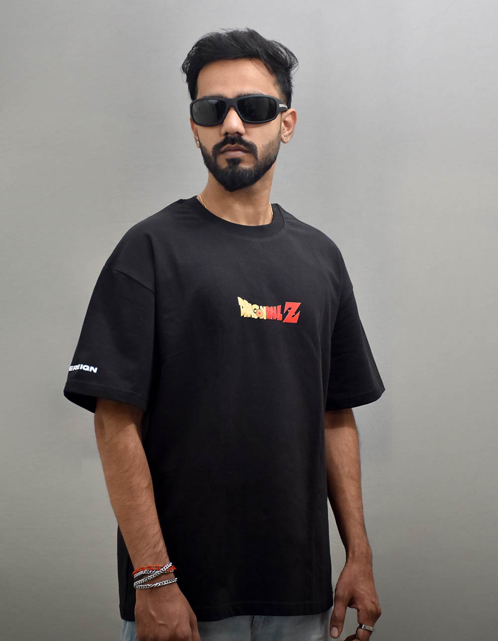 Dragon Ball Z Black Oversized T-shirt