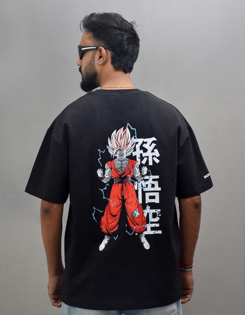 Dragon Ball Z Black Oversized T-shirt