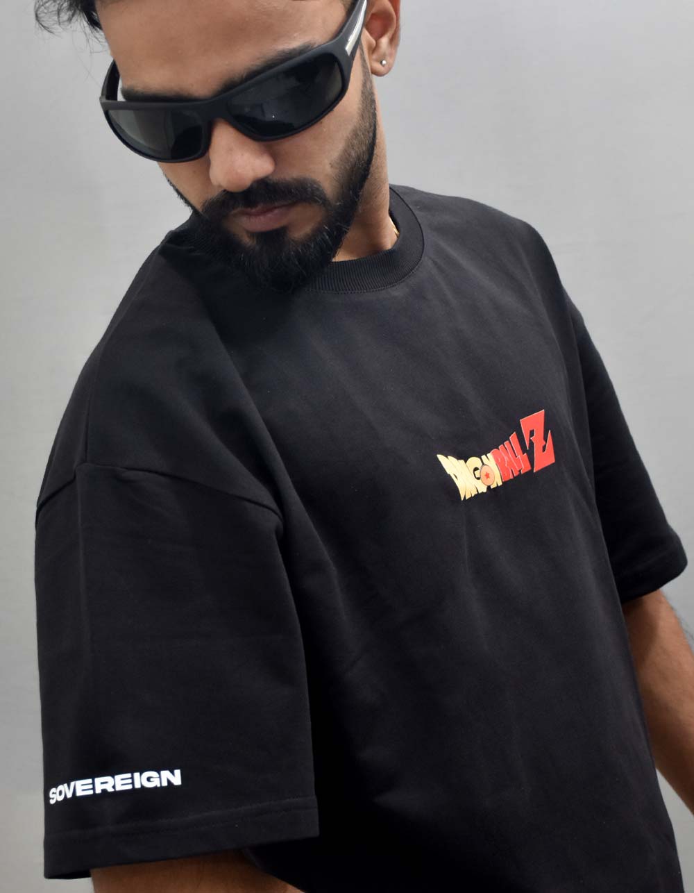 Dragon Ball Z Black Oversized T-shirt