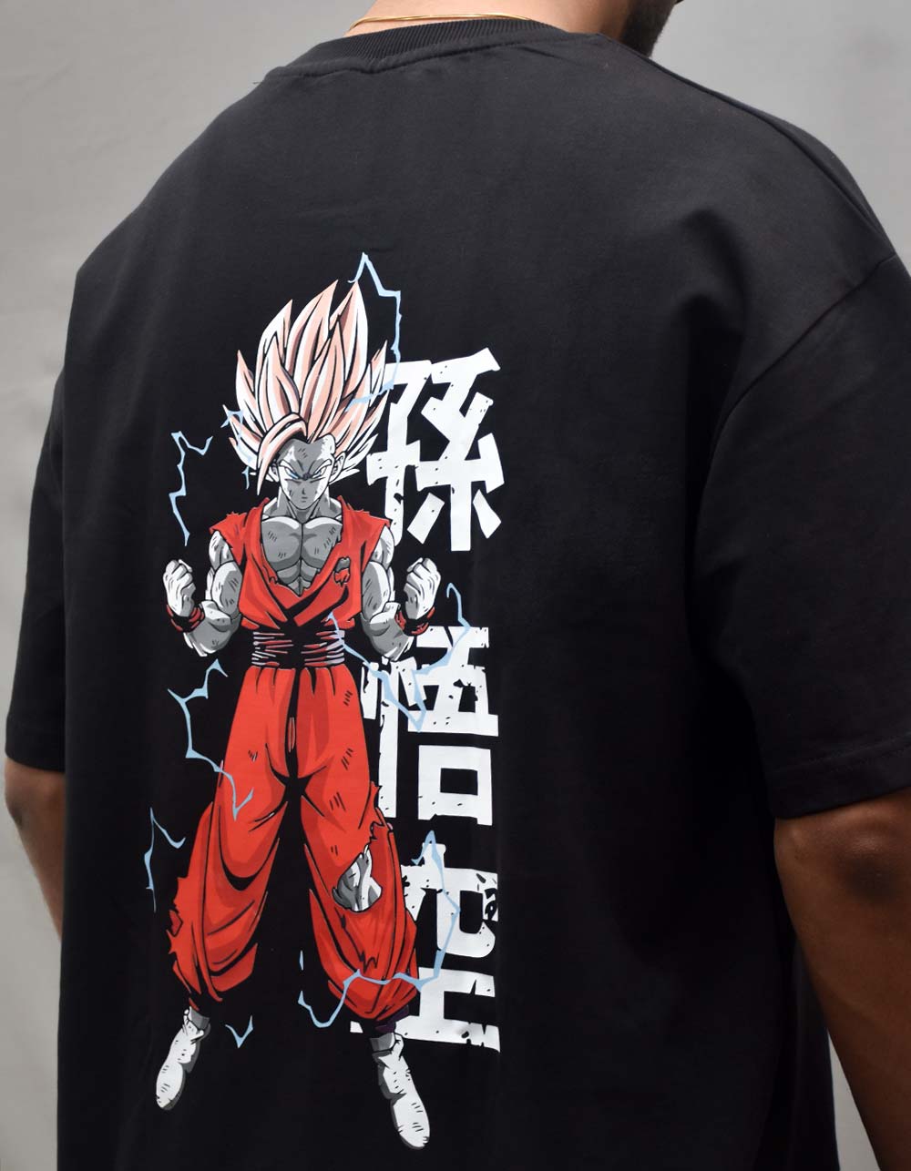 Dragon Ball Z Black Oversized T-shirt
