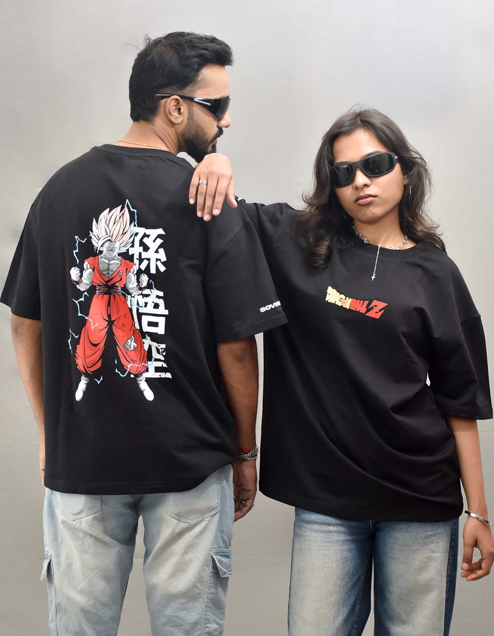 Dragon Ball Z Black Oversized T-shirt