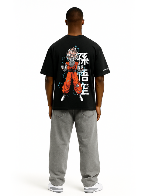 Dragon Ball Z Black Oversized T-shirt