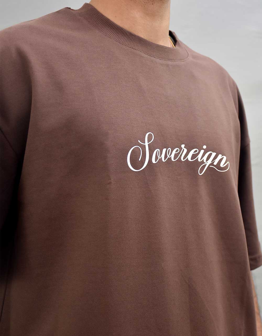 God's Favorite Child Brown Oversized T-shirt