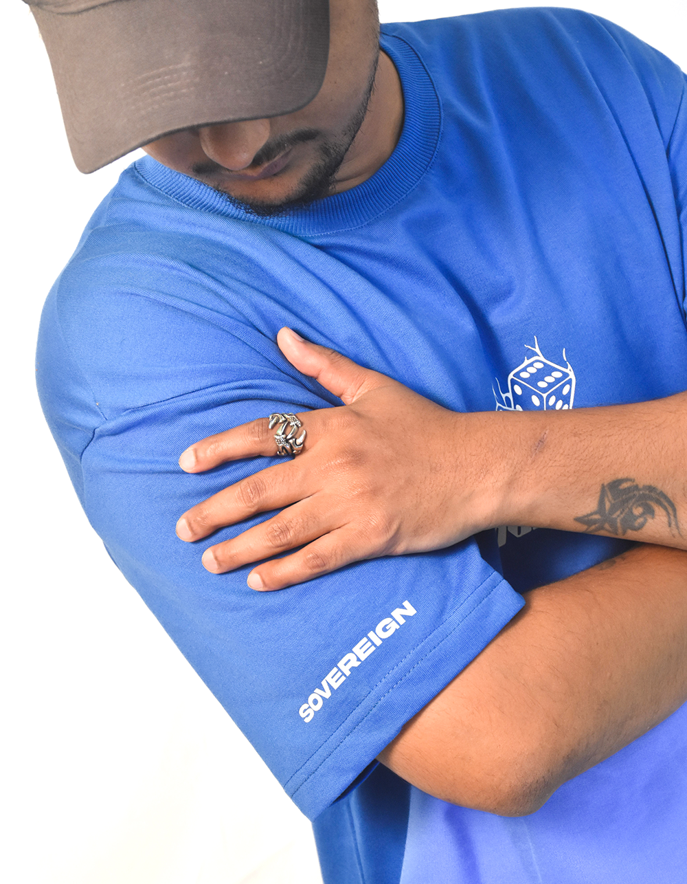 Grow Your Game Blue Oversized T-shirt