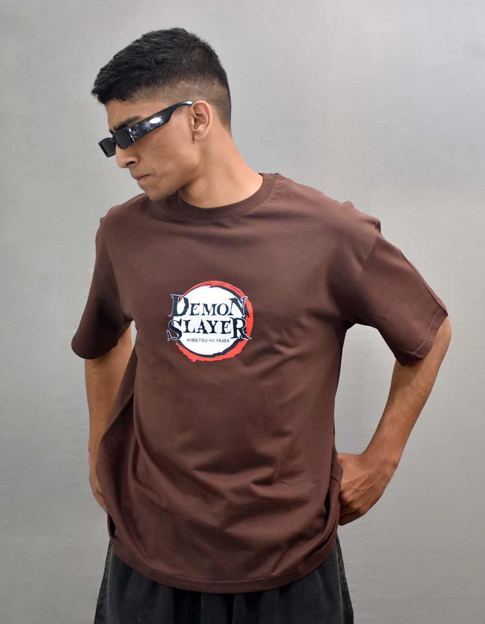 Kyojuro Rengoku Brown Oversized T-shirt