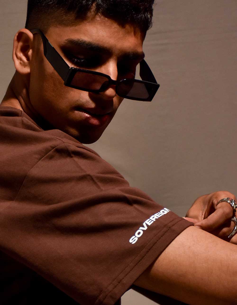 Kyojuro Rengoku Brown Oversized T-shirt