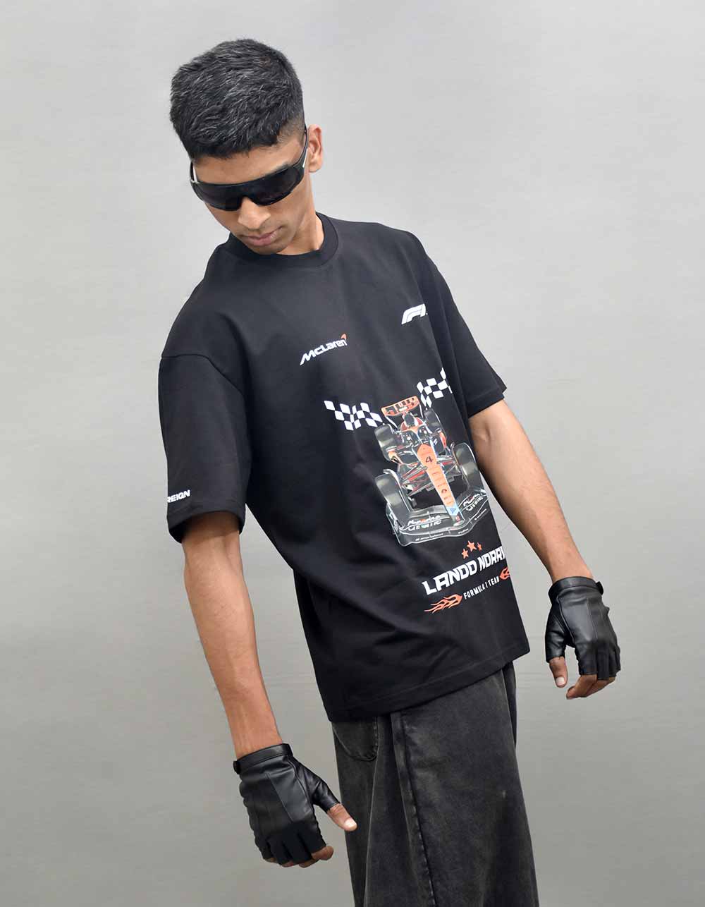 McLaren F1 Black Oversized T-shirt