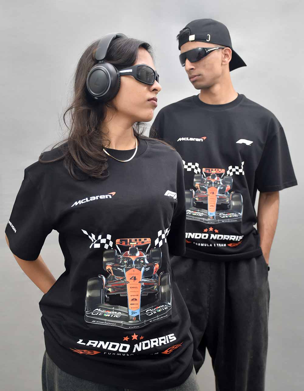 McLaren F1 Black Oversized T-shirt