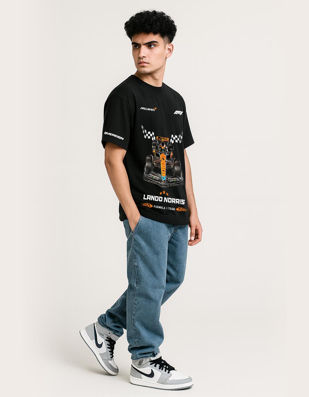 McLaren F1 Black Oversized T-shirt