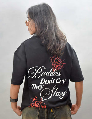 Complete Redflag Black Oversized T-shirt