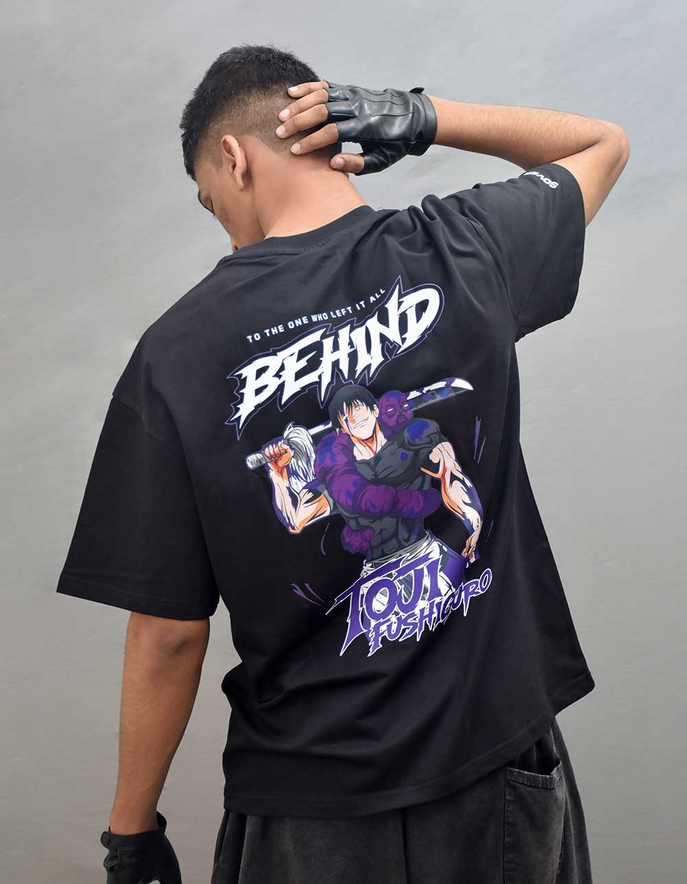 Toji Fushiguro Black Oversized T-shirt