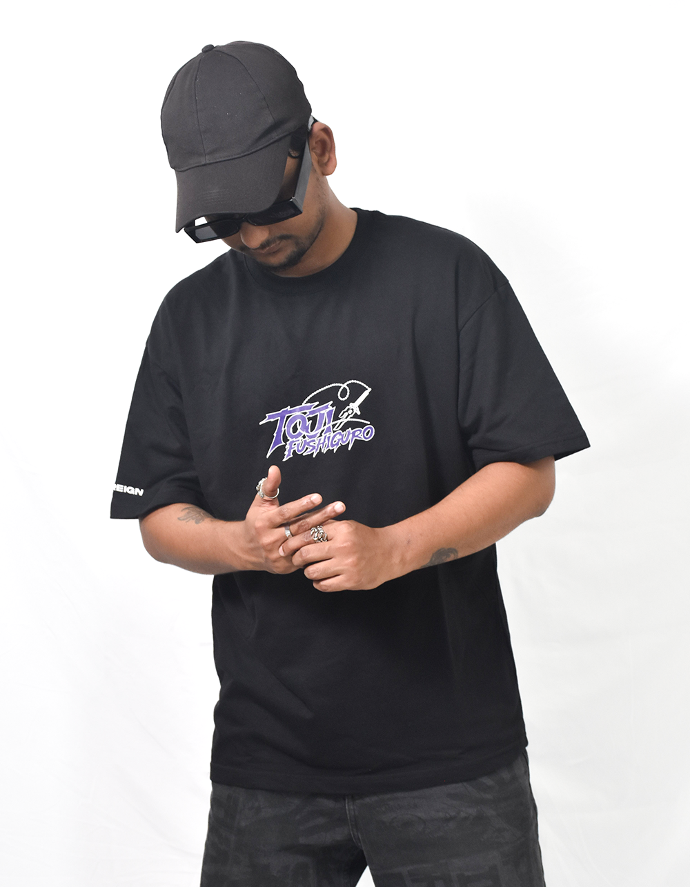 Toji Fushiguro Black Oversized T-shirt